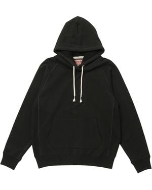 Wonder Looper Pullover Hoodie Super Looper French Terry - Black