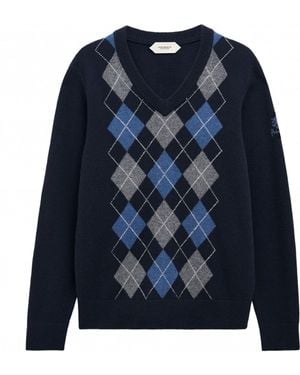 Pringle of Scotland Argyle Jumper - Blue