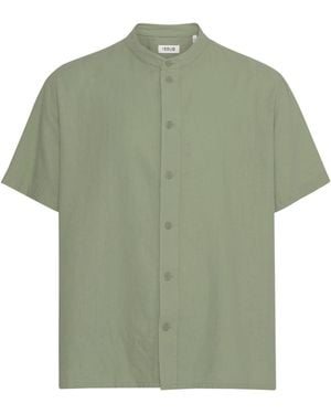Solid Allan China Shirt - Green