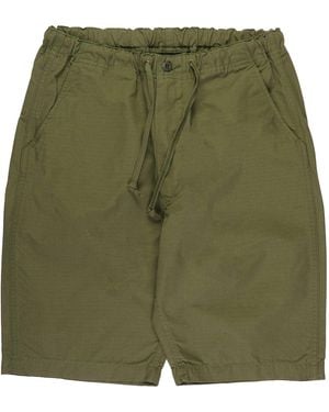 Orslow New Yorker Shorts Cotton Poplin - Green