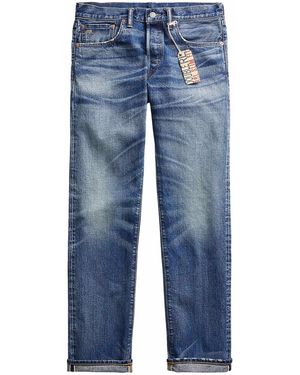 RRL Slim Fit Hillsview Selvedge Jeans - Blue