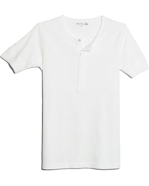 Merz B. Schwanen Henley T-Shirt - White