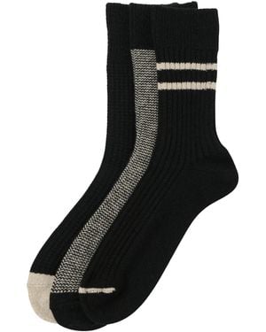 RoToTo Socks Daily 3 Pack Socks - Black