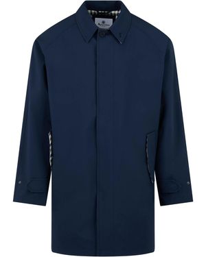 Aquascutum Soft Shell Trench - Blue