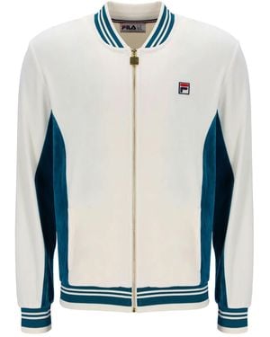 Fila Miguel Velour Archive Track Jacket - Blue