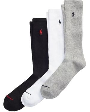Polo Ralph Lauren Crew Sock 3-Pack - Black