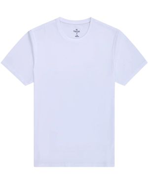 Stuarts London Brian Oak Pure Supima Cotton T-Shirt - White