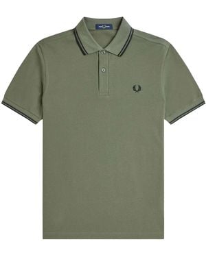 Fred Perry M3600 Twin Tipped Polo Shirt - Green