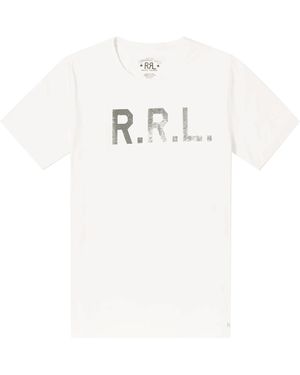 RRL Graphic Logo T-Shirt - White