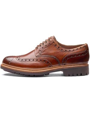 Grenson Deep Tan Archie Brogue - Brown