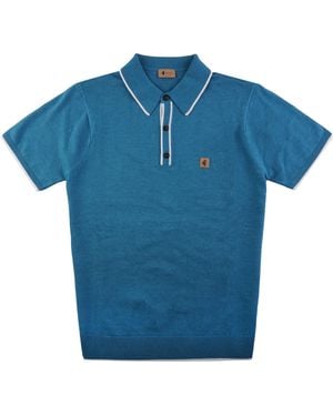 Gabicci Lineker Polo Shirt - Blue