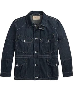 RRL Denim Field Jacket - Blue