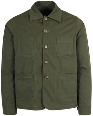 real hoxton Chore Jacket - Green