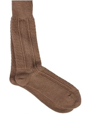Anonymous Ism Wool Cash Socks - Brown
