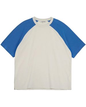 YMC Triple Raglan T-Shirt - Blue