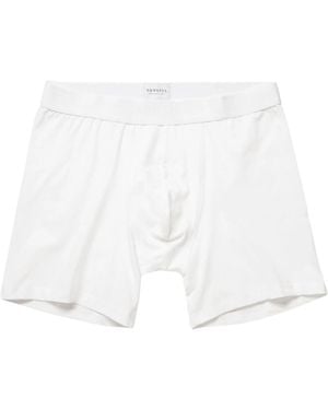 Sunspel Stretch Cotton Boxer Briefs - White