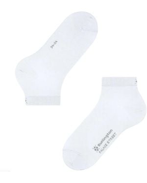 Burlington Palace Street Trainer Socks - White