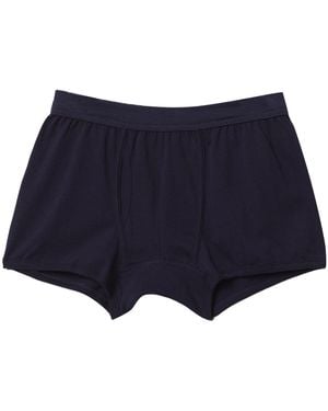 Merz B. Schwanen 254 Loopwheeled Boxer Brief - Blue