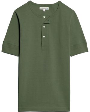 Merz B. Schwanen Henley T-Shirt - Green