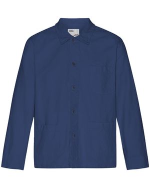 COLORFUL STANDARD Organic Workwear Jacket - Blue