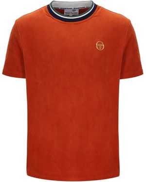 Sergio Tacchini Monte Velour T-Shirt - Red
