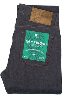 Naked & Famous Weird Guy Hemp Blend Selvedge - Grey