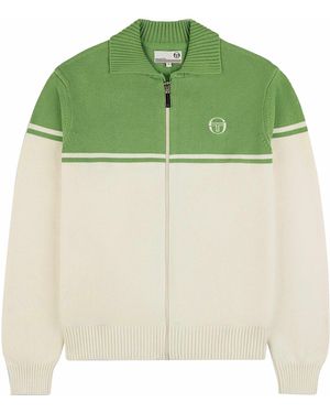 Sergio Tacchini Donato Knitted Track Top - Green