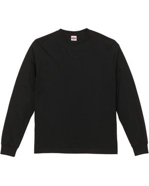United Athle Classic Premium Long Sleeve 6.2Oz Tee - Black