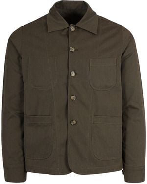 real hoxton Chore Jacket - Green