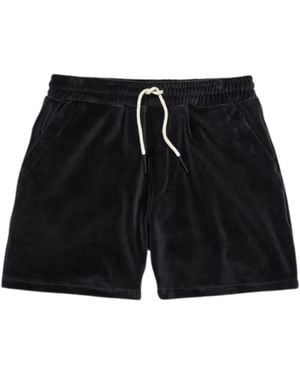 Oas Velour Shorts - Black