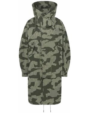 Belstaff Terrain Camo Canopy Parka - Green
