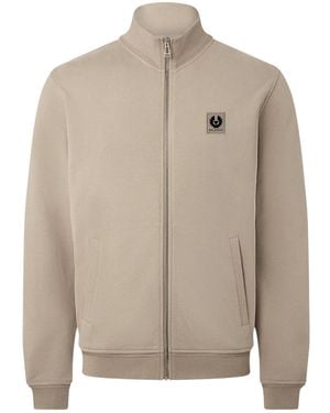 Belstaff Full Zip Sweatshirt - Natural