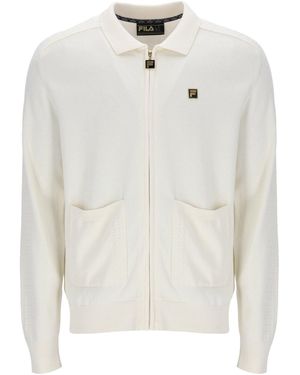Fila Teddy Knitted Shirt - White