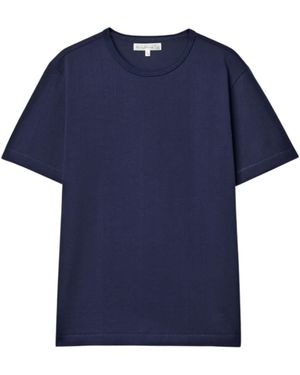 Merz B. Schwanen 2M15 Mid-Century Machine Refined Fit T-Shirt - Blue