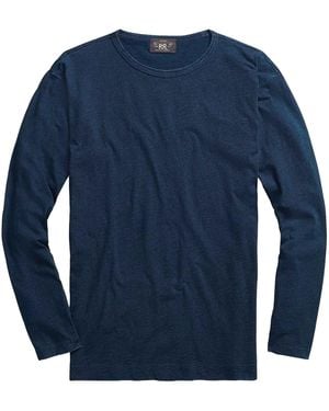 RRL Long Sleeve T-Shirt - Blue