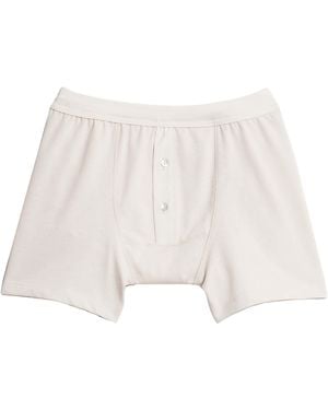 Merz B. Schwanen Button Boxers - Natural