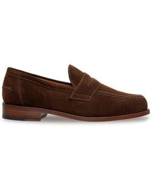 Sanders Aldwych Penny Loafers - Brown