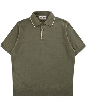 Pittari Short Sleeve Polo Tipping - Green