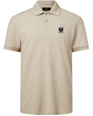 Belstaff Short Sleeve Polo Shirt - Natural