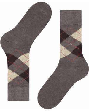 Burlington Burlington Preston Brown Argyle Socks 24284