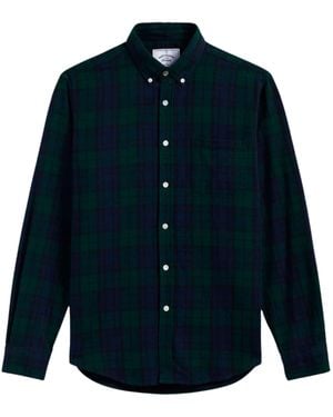 Portuguese Flannel Bonfim Shirt - Blue