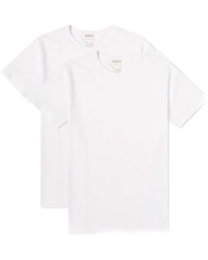 Edwin Double Pack T-Shirt - White