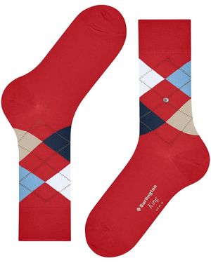 Burlington King Socks - Red