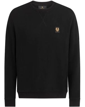 Belstaff Crew Neck Sweatshirt - Black