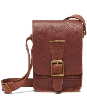 Dr. Martens Dr Martens Ambassador Leather Reporter Bag - Red
