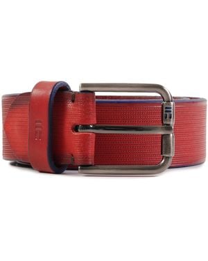 Miguel Bellido Belts Leather Belt - Red
