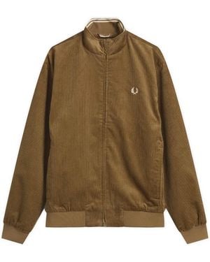 Fred Perry Corduroy Brentham Jacket - Green