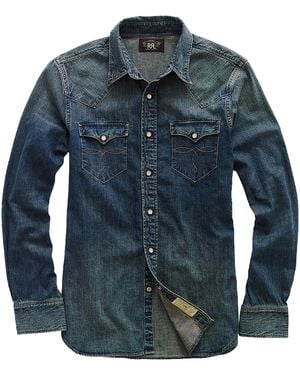 RRL Buffalo Shirt - Blue
