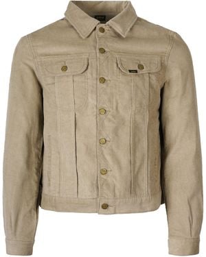 Lois The Torero Boy Vintage Corduroy Trucker - Natural