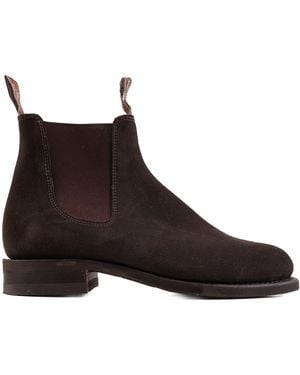 R.M.Williams Comfort Turnout Suede Chelsea Boots - Brown
